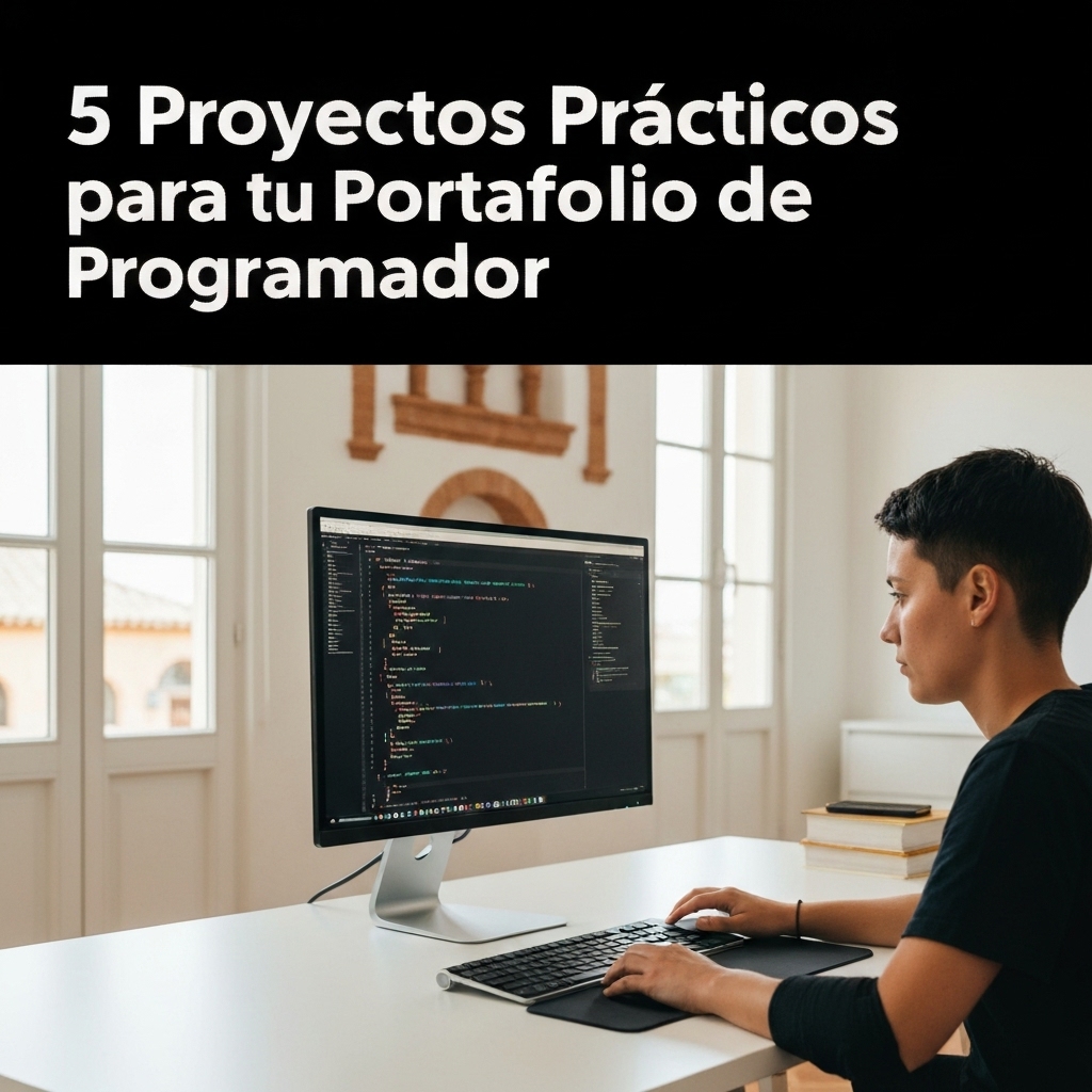 5 proyectos prácticos para tu portfolio de programador